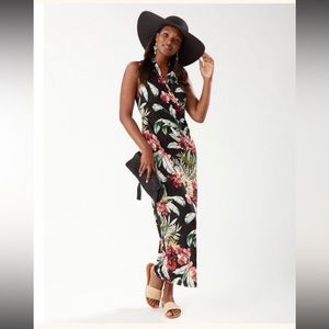 NWOT Tommy Bahama Oceanic Orchid Maxi Dress(XS)